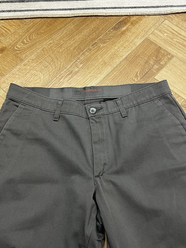 Lee Jeans Herren Chino Hose Custom Fit Straight Fit W33 x L30 dunkelgrau Stretch - Bild 6 von 12