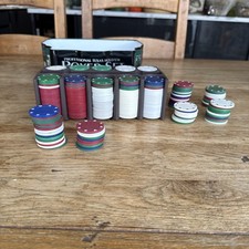 Poker Chip Set With Metal Box
