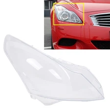 US Headlight Lens Cover Headlamp Shell For Infiniti G37 G35 G25 Q40