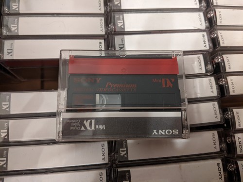 Sony Premium MiniDV DVM60 Digital Video Cassette Tape 60 Min Untested