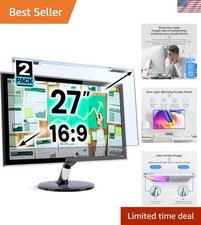 Blue Light Screen Protector for 27 Inch Computer Monitor and Laptop Anti-UV...