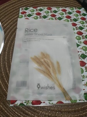 Rice Water Sheet Mask With Rice Bran Water And Rice Extract-Korean Skin Care