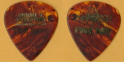 David Chastain 1989 Within The Heat concert tour collectible band Guitar Pick