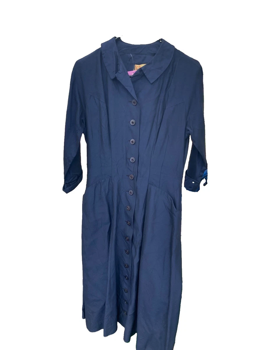 button through dresses for older ladies Down Vintage Women for sale sleeve_length:Long Sleeve
