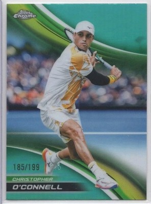 2025 Topps Chrome #96 Christopher O'Connell Aqua Refractor /199
