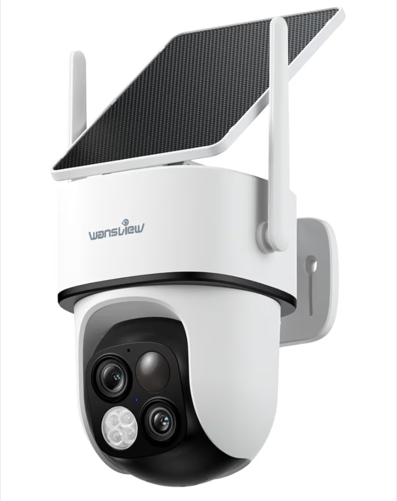 Solar Outdoor Wireless Security Camera, 360 Degree PTZ, 2K Resolution, Cloud NIB