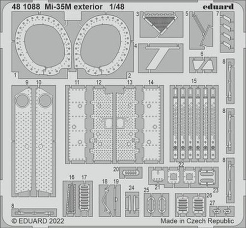 Eduard 481088 1/48 Mi-35M Exterior for Zvezda