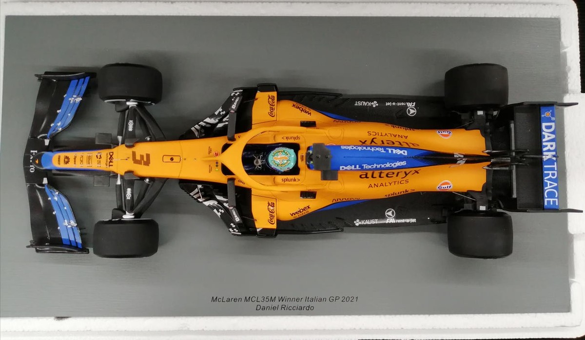 ミニカー Spark 1/18 McLaren MCL35M 1/18 Spark 2021 Formula 1 Lando Norris McLaren MCL35M #4 7th