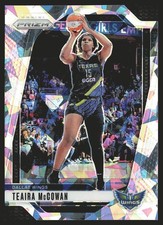 2024 Panini Prizm WNBA #105 Teaira McCowan Ice Prizms