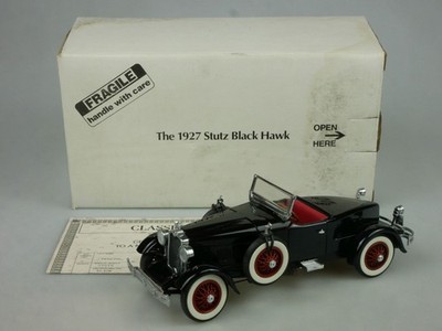 Danbury Mint 1/24 1927 Stutz Black Hawk - diecast in Box 134075