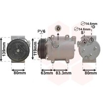 Kompressor Klimaanlage für Volvo V70 II 2.4 S60 I
