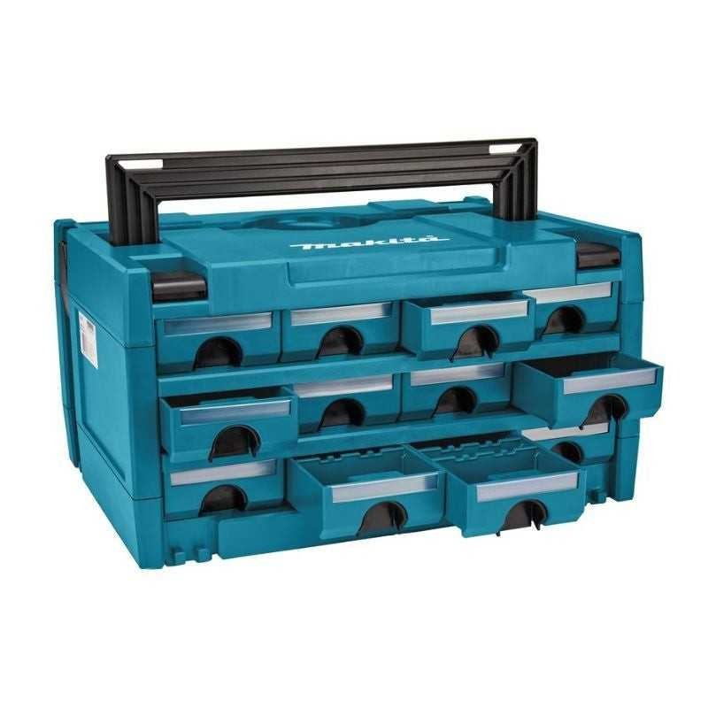 Mallette Makita P-84327 Mak-Pac avec 12 tiroirs pour le rangement de petites pièces