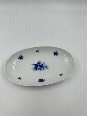 Rosenthal Blaue Blume Björn Winnblad,  kleine Servierplatte ca 24 x 14 cm