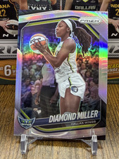 2025 Panini Prizm WNBA Diamond Miller #27 Dallas Wings Silver a1