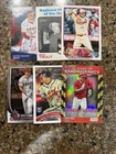 Mike Trout 6 Card Lot  Los Angeles Angels Topps Chrome Bowman Heritage Stadium B