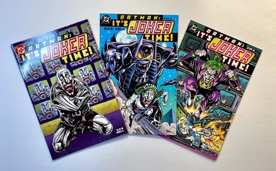 Batman: It's Joker Time, Three-issue Prestige Miniseries DC Comics 2000 Full Set