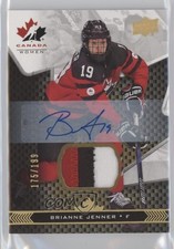 2018 Upper Deck Team Canada Juniors Premium Swatch /199 Brianne Jenner Auto n1u