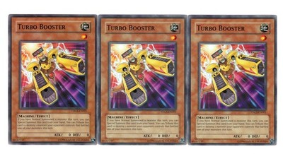 Yugioh- 3X Turbo Booster - Common - Unlimited - TDGS-EN001 - Moderate Play
