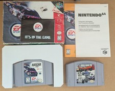 2 N64 Racing Games, NASCAR 99 in box & F-1 World Grand Prix cleaned & tested