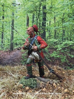 W.Britain 16211 Native Warrior Loading Musket (Britains)