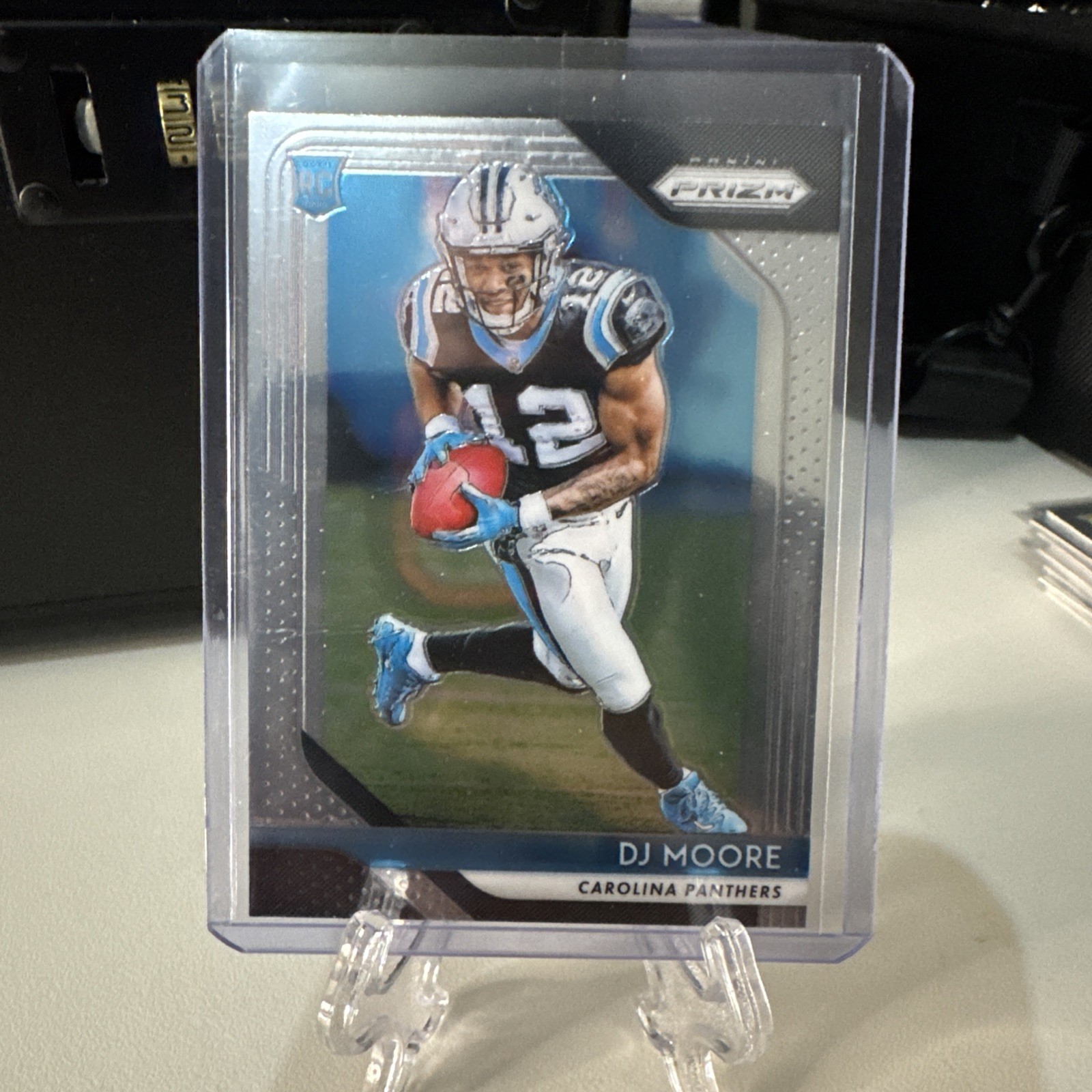 DJ MOORE - 2018 Panini Prizm - ROOKIE RC - #207 - CAROLINA PANTHERS - BBT3