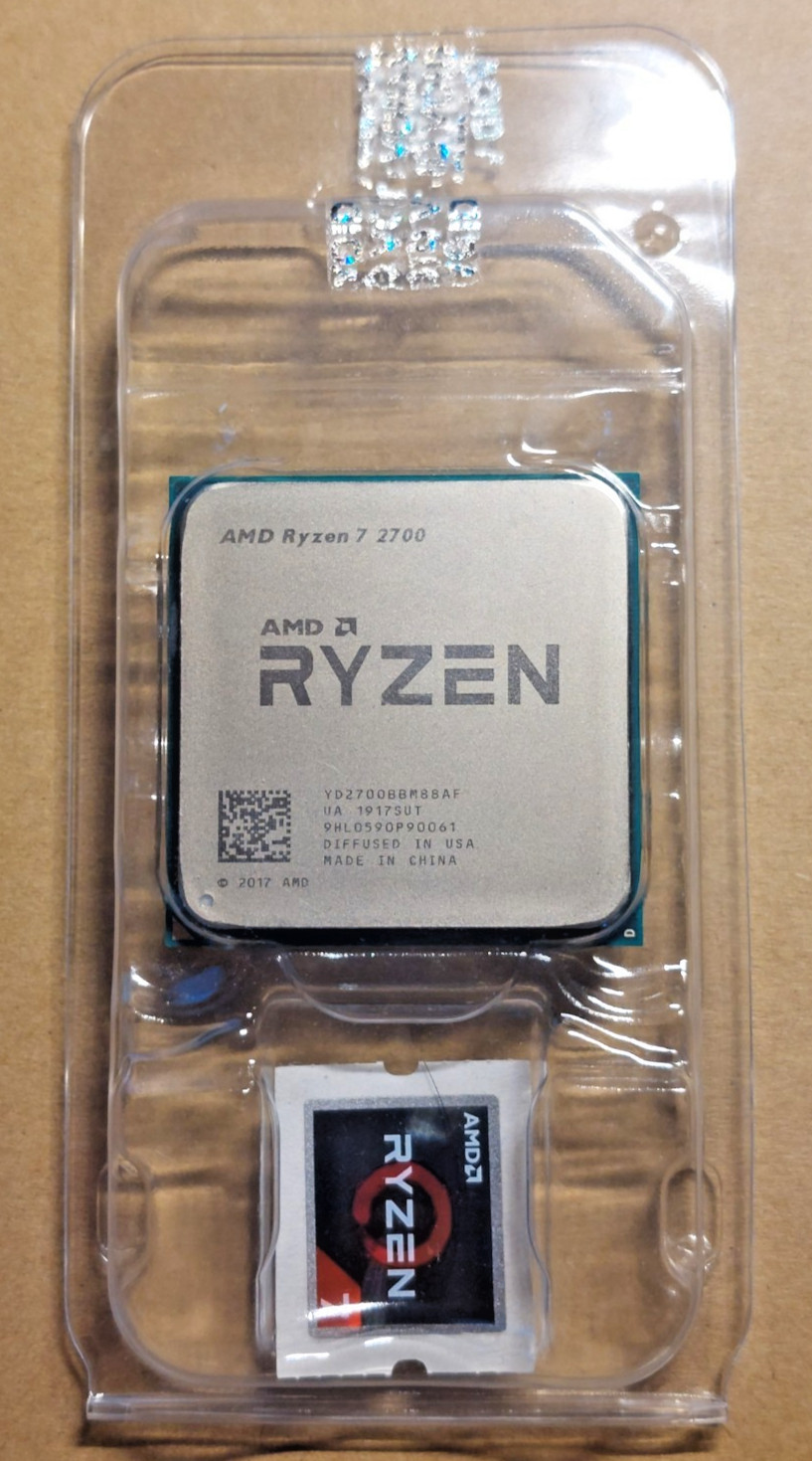 AMD Ryzen 7 2700 (8x 3.20GHz) YD2700BBM88AF CPU Socket AM4