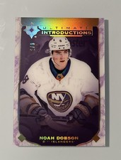 NOAH DOBSON 2019-20 Ultimate Introductions Rookie /9 Purple Collection #UI-15