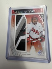 2025-26 SP Game Used Supreme Patches Seth Jarvis 01/15