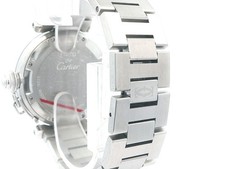 Pasha de Cartier Salmon Pink Dial 35mm Automatic Steel Wrist Watch Ref. 565714LX 11