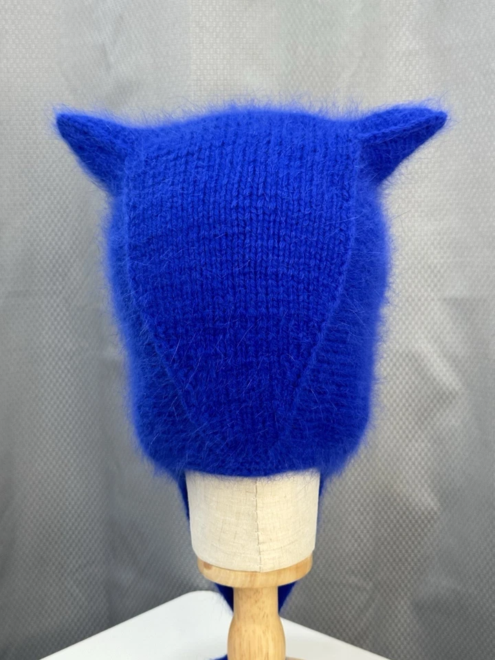 手工制作安哥拉针织帽带亮片,冬季保暖无檐帽带领带 — 第 3/4 张图片