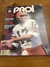 Pro!  NFL Football Magazine December 1981 Brian Sipe
