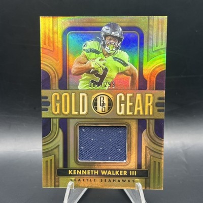 2023 Panini Gold Standard Gold Gear Kenneth Walker III Seahawks Relic /299 GG-KW