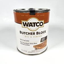 Watco 241758 Butcher Block Oil & Finish 16 oz Clear Safe for Food Contact