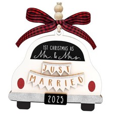 First Christmas Married Ornament 2025, Our First Christmas As Mr and Mrs