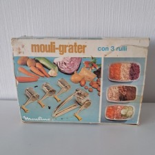 Reibe-Mouli Handreibe 3 Trommeln Moulinex Vintage 1970er