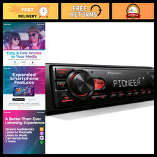 Digital Media Car Stereo 1-Din with Bluetooth...