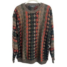 Vintage Protege Collection Sweater Mens MEDIUM Biggie Coogi Acrylic Made in USA