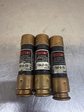 Lot of 3 Bussmann Fusetron FRN-R-50 Class RK5 Fuse 50 Amp Used Tested Made USA