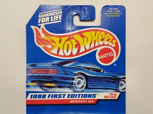 Lot of 10 Hot Wheels 1998 First Editions Mercedes SLK Yellow 5SP #646 1:64 NIP - Picture 4 of 11