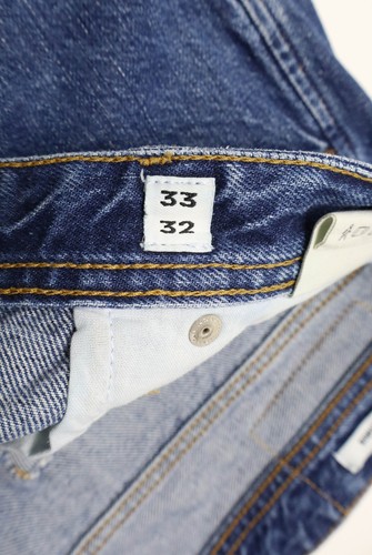 Jack&Jones Loose / Chris Vaqueros Hombres W33/L32 Denim Azul Botón Fly - Imagen 6 de 13
