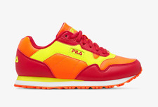 Fila Cress Color block Infants NEW in box Size 6 orange/yellow/fire red