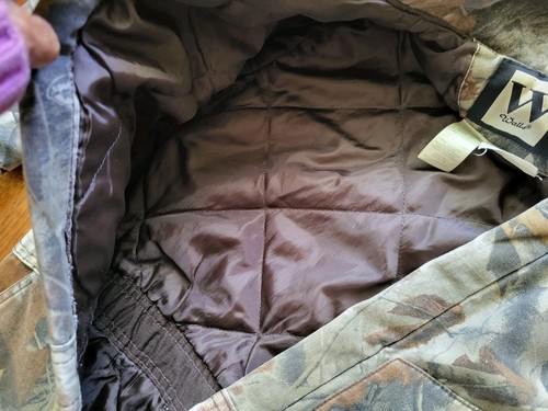 Walls Boys Camo Overalls Size 10 Insulated Zip Warmth Hunting Outdoors - Picture 4 of 10