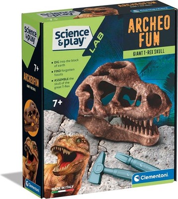 Riesen T-Rex Schädel Ausgrabungsset Dinosaurier Ausgrabungsset Vorbau Spielzeug Fossil Ziegel