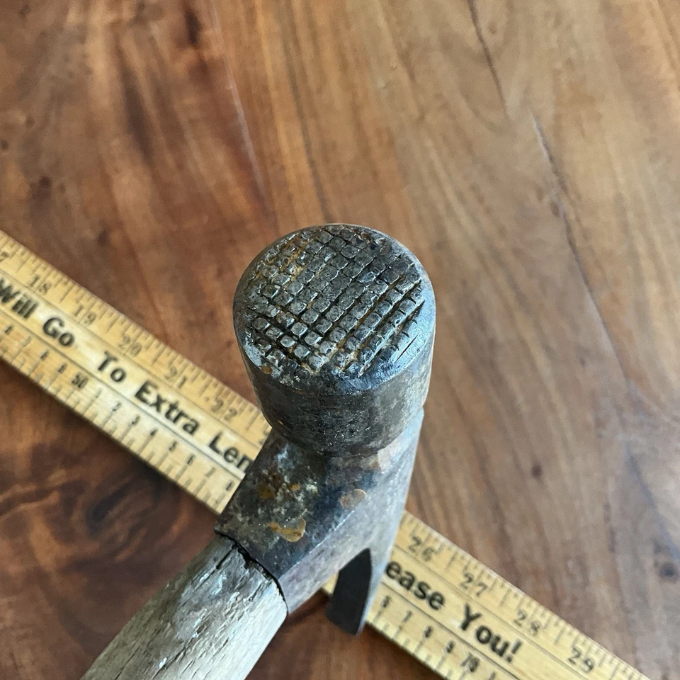 Vaughan 24 oz. Martillo de garra recta con mango de madera cara de gofre-505 m Foto 2 de 3