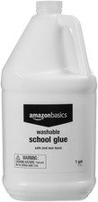Amazon Basics All Purpose Washable School Craft Liquid Glue for Making Slime, Ar