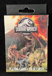 Jurassic World -Playing Cards -52 Cards & 2 Jokers  (NIB)