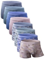YOULEHE Men's Boxer Shorts Soft Bamboo Underwear Trunks Breathable Multipack (U0