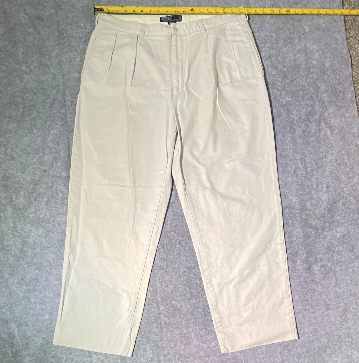 Polo Ralph Lauren Andrew Pleated 34 Size Pants for Men | eBay