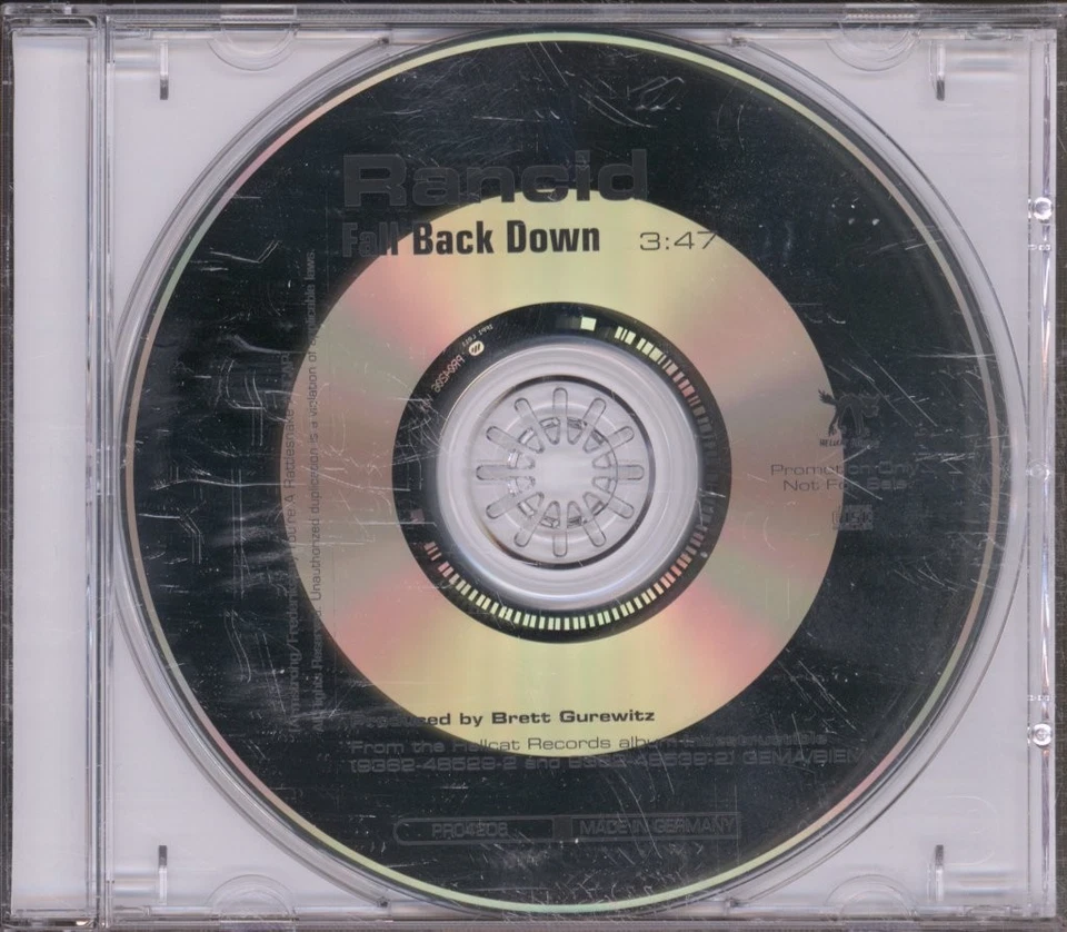 Rancid Fall Back Down CD Germany Hellcat 2003 promo CD with reverse insert in - Bild 2 von 2