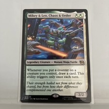 Mikey & Leo, Chaos & Order R 0158 Teenage Mutant Ninja Turtles Regular Rare MTG